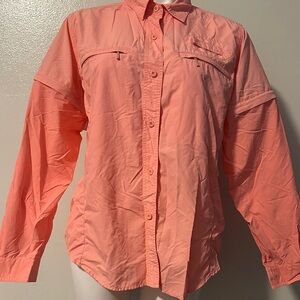 Cabela's Coral Button-Up Blouse